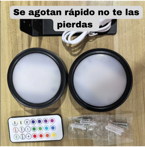 Lampara con control remoto