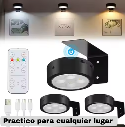Lampara con control remoto