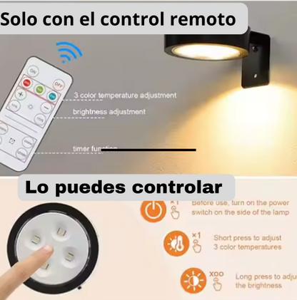 Lampara con control remoto